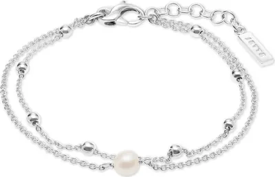 Productafbeelding van Jette - 88601726 - Armband - Dames - 925 Zilver - gepolijst met Zoetwatercultuurparel - 17cm