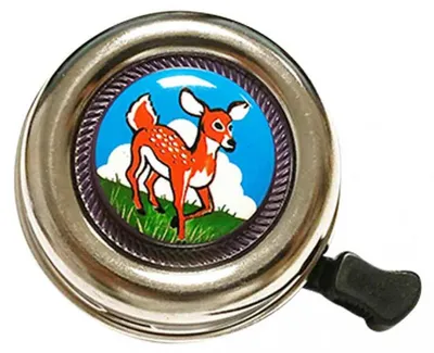 Produktbild von Fahrradklingel Reh 58 mm - bbeBells 52339 - Glocke Klingel Läute Schelle