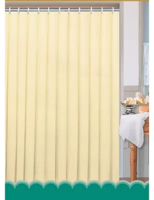 Image de Rideau de douche 120 x 200 cm, PEVA, beige