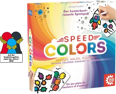 Produktbild von Game Factory Speed Colors, Kartenspiel, Genreübergreifend, 5 Jahr(e), 15 min