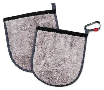 Obrázok produktu pre Owney set 2x utierka z mikrovlakna pre majitelov psov so zapinanim na suchy zips a 1x Owney skrutkovacia karabina