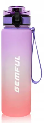 Obrázek produktu pro GEMFUL GF003 Láhev na vodu s brčkem 1000 ml BPA-free