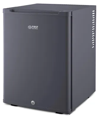 Immagine prodotto di TZS First Austria - Mini Frigorifero 40L silenzioso - Piccolo Minifrigo con porta reversibile e luce interna - Minibar per campeggio, ufficio, camera da letto e hotel - Antracite