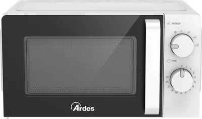 Zdjęcie produktu dla Ardes AR6520, Blat, Mikrofalówka Solo, 20 l, 700 W, Obrotowy, Biały