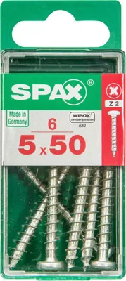 Produktbild von Spax Universalschrauben 5.0 x 50 mm TX 20 - 6 Stk.