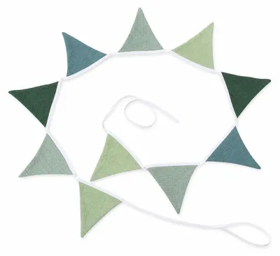 Kindergeburtstagsbanner aus Papier, bunt, 10 x 10 cm