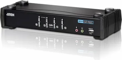 Zdjęcie produktu dla ATEN CS1764A-AT-G przecznik KVM Czarny