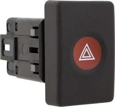 Image de Interrupteur bouton poussoir clignotant de détresse pour Dacia Logan 2004-2015