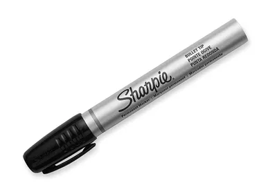 Obrázok produktu pre Sharpie Permanentmarker Metallschaft S Rundspitze schw.12Stk