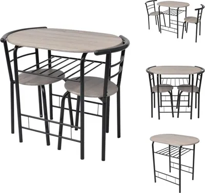 Produktbild von vidaXL Frühstückstisch Bar-Set MDF -  Essgruppen