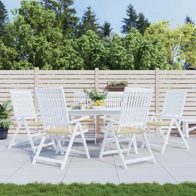 Immagine prodotto di The Living Store Cuscini per sedie da giardino 6 pz. Tessuto Oxford beige 40x40x3 cm