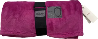 Produktbild von s.Oliver Wohndecke Kuschelsoft" magenta 150x200 cm"