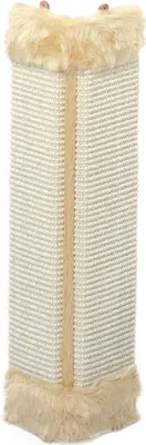 Produktbild von Karlie - Kratzbrett - Holz/Sisal/Plüsch - Ecken - Natur - 51x24 cm