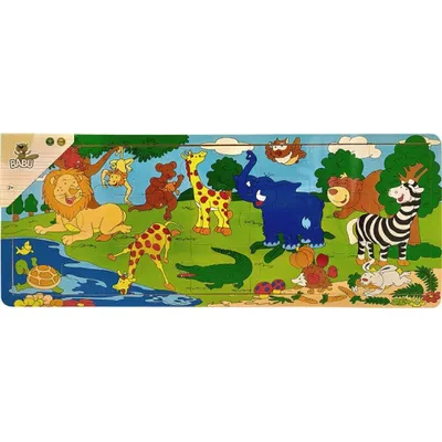 Produktbild von STUDO WOOD ZOO Puzzle 21 Teile