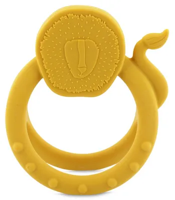 Image de Anneau de dentition sensoriel en silicone Trixie, jouet pour bébé Mr. Lion