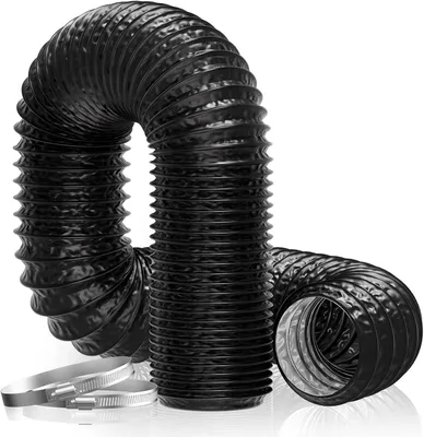 Produktbild von 150mm Abluftrohr 5m PVC Alurohr mit Schellen