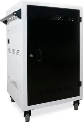 Image de HELGI HOMNGO36WB armoire de rangement pour écoles et salles de classe Noir, Blanc