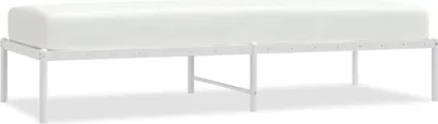 Immagine prodotto di vidaXL Struttura letto in metallo bianco 75x190 cm