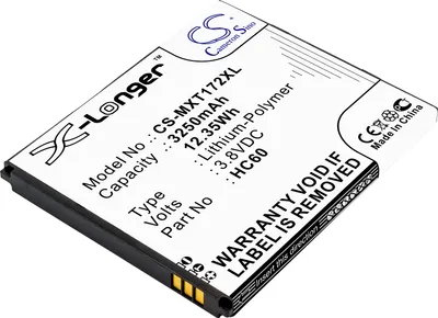 Produktbild von TECHTEK Akku Kompatibel mit [Motorola] Moto C Plus, Moto C Plus Dual SIM, XT1723, XT1724, XT1725 Ersetzt HC60
