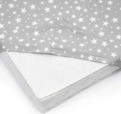 Produktbild von Amilian Spannbettlaken Spannbetttuch für Babybett Kinderbett 60x120 cm, 100% Baumwolle, fürs Baby, Bettwäsche Größe: 120x60 cm
