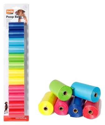 Produktbild von Karlie Kotbeutel Regenbogen - Hundekotbeutel - Plastik (recyclebar) - Mehrfarbig - 12x20 Stück