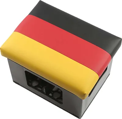 Produktbild von Bierkisten Sitzkissen - Schwarz-Rot-Gold