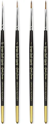 Produktbild von Green Stuff World GSW10414 - Premium Brush Set - GOLD SERIES - Neu