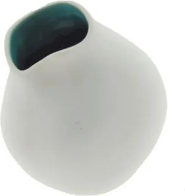 Zdjęcie produktu dla Wazon ceramiczny 9 cm biały niebieski | 2 szt