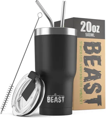 Productafbeelding van Tumbler 20 oz - Matte Zwart