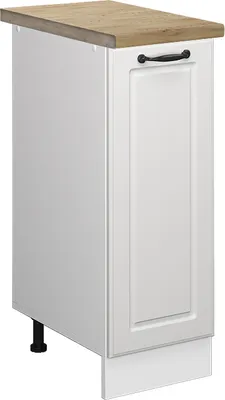 Produktbild von Apothekerschrank Vicco R-Line Weiß Landhaus 30 cm , AP Eiche, Model 45841