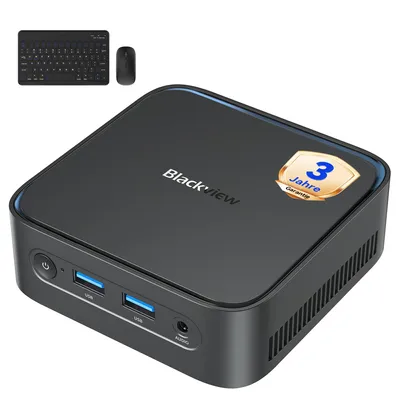 Obrázok produktu pre Mini-PC Blackview MP50 s procesorom AMD Ryzen 5 3500U, 16 GB DDR4, 512 GB M.2 SSD, spotreba len 15 W, hlučnosť ≤30 dB, Windows 11 Pro, objem 0,33 l