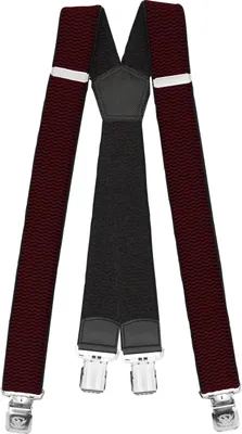 Produktbild von Fabio Farini - 1 Stück 4cm Breites X-Design verstellbar mit extra starken Clipverschluss, Brombeere