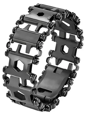 Image de Bracelet RESTEQ Tread Metric Stainless multitool 29 in 1 acier noir