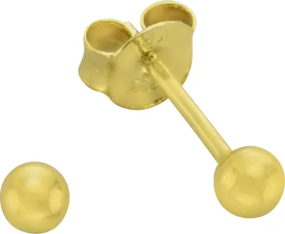 Produktbild von F Ohrstecker 585/- Gold 1,3cm gelb 221320153-1