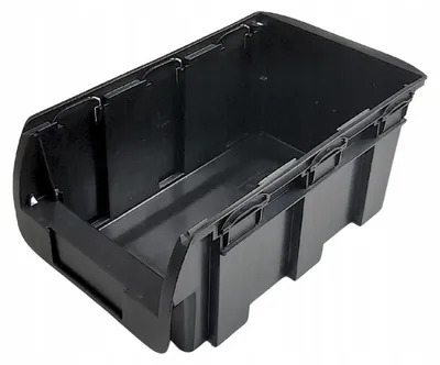 Produktbild von Allit Lagerbehälter Nr. 4 Werkstatt Robust Schwarz 345mm