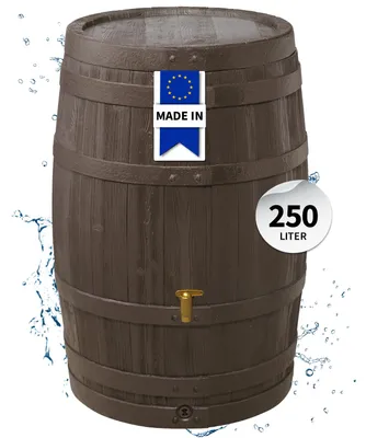 Productafbeelding van 4rain VINO regenton 250 L donkerbruin