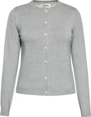 Produktbild von SIDONA damen strickjacke - grau melange, XL