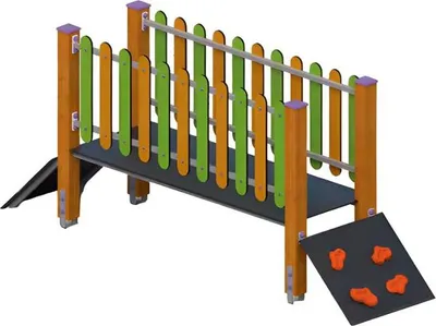 Produktbild von Spielplatz Balancierbrücke Hängebrücke Kletterbrücke Wackelbalken Schwebebalken