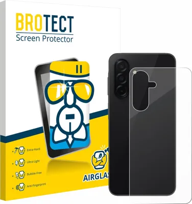 Produktbild von BROTECT Schutzglas für Samsung Galaxy A26 5G Enterprise Edition (Rückseite) Schutzfolie Panzer Folie Glas Display Schutz klar