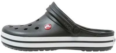 Produktbild von Crocs Crocband Clog Schwarz/Weiß - Pantolette - 11016-001