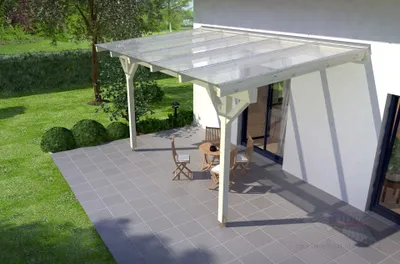Produktbild von REXOcomplete Holz Terrassenüberdachung 5m x 3m