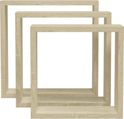 Zdjęcie produktu dla VidaXL 326719, MDF, Drewno, 3 szt.