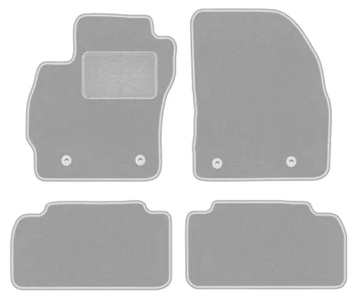 Immagine prodotto di Tappetini in moquette per Mazda 5 II 2010- (monovolume) – set 4 pezzi, grigi, su misura – Wielganizator OSLO