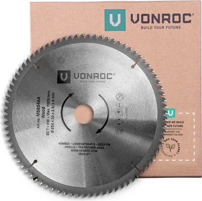 Produktbild von Vonroc Tischkreissäge - 1800W, Sägeblatt 210mm, präzises Sägen