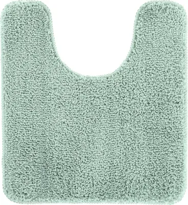 Produktbild von Mikrofaser-wc-konturmatte 45x50 cm latexunterseite - eukalyptusgrün - Tendance