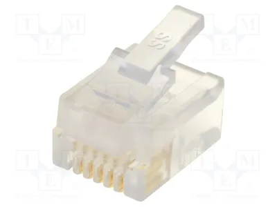 Produktbild von 5x Stecker RJ12 für Leitungen 940-SP-3066 RJ-Steckverbinder System: 6p6c PIN: 6