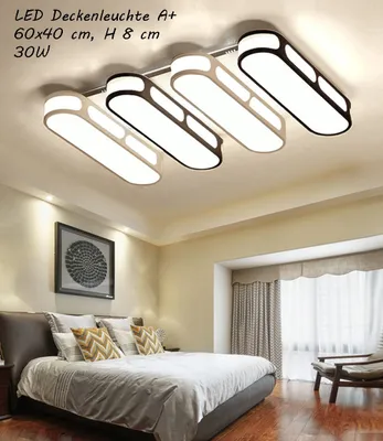 Immagine prodotto di Plafoniera LED Y1675-90x60 telecomando luce colore/luminosità regolabile dimmerabile A+