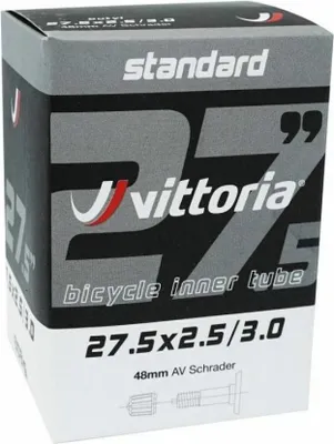 Produktbild von Vittoria Schlauch Standard 27.5x2.50/3.0 AV Schrader 27 - robuster MTB-Fahrra...