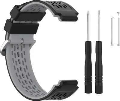 Produktbild von INF Pasek do zegarka Garmin Forerunner 220/230/235/630/620/735XT, Approach S20/S5/S6 Czarny