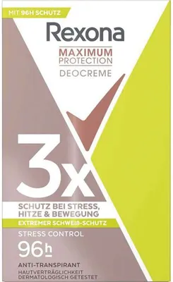 Produktbild von Rexona Maximum Protection Stress Control 45ml, Frauen, Antitranspirant, Deostift, 45 ml, 48 h, normale Haut